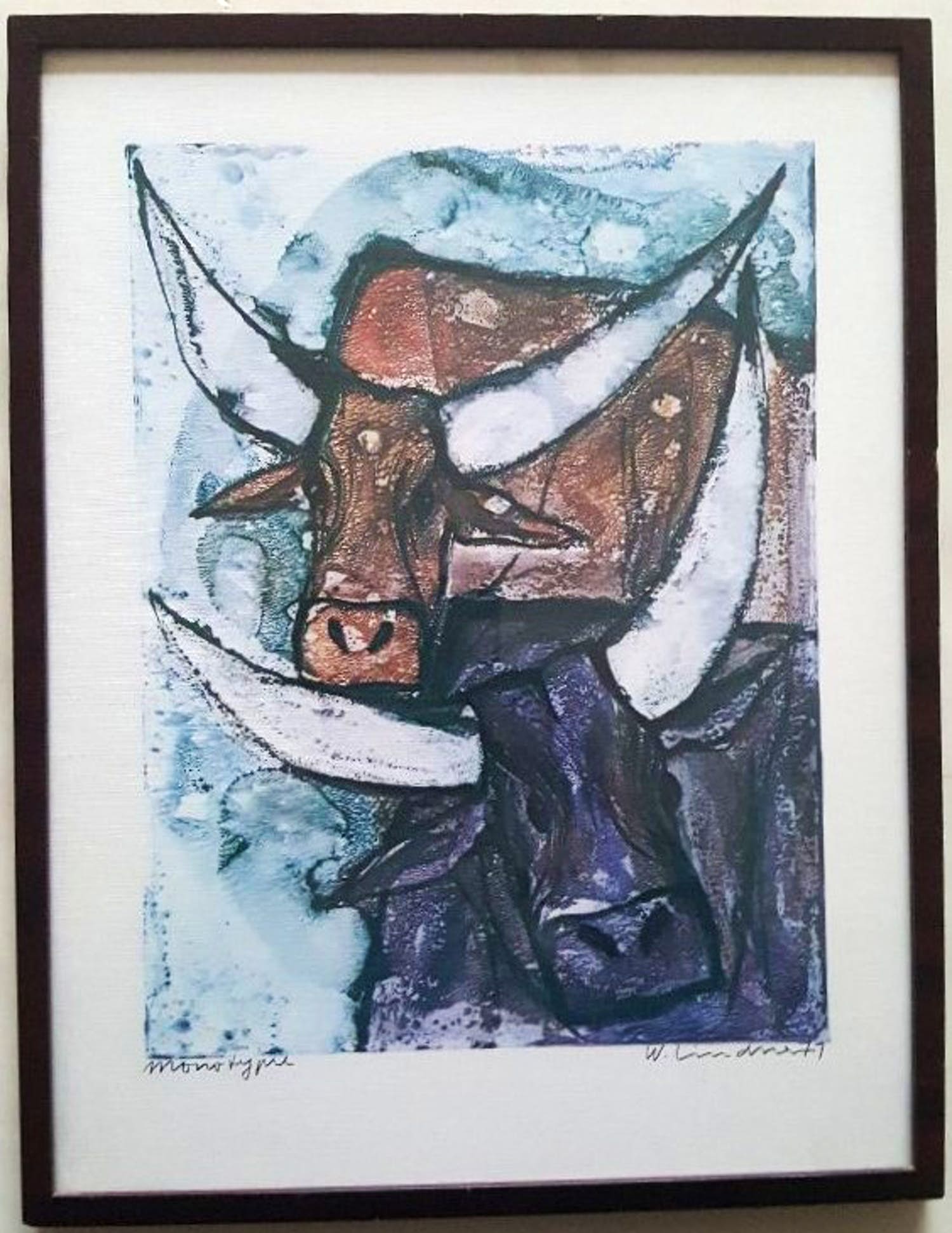 Walter Lindner - unieke monotype verkocht voor € 25!