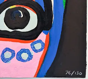 Karel Appel - ‘CLOWN VISAGE PAYSAGE’ COMPLEET MET ORIGINELE OMSLAGMAP, ZEER ZELDZAAM! kopen? Bied vanaf 1400!