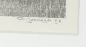 Bert Loerakker - Zeefdruk, Zonder titel - Ingelijst kopen? Bied vanaf 50!