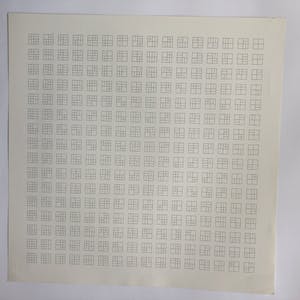 Bernard Ruygrok - vierendeling vierkanten vierengedeelde vierkanten kopen? Bied vanaf 75!