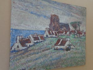 Buy Alfons Blomme - ZIERIKZEE / ORIGINEEL WERK / 40x47cm / SIG? Bid from 130!