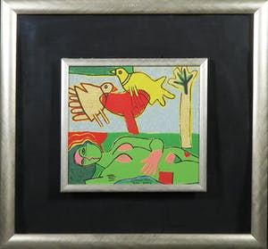 Corneille - Terragravure, Eternal Song of Summer VI - Ingelijst kopen? Bied vanaf 1!