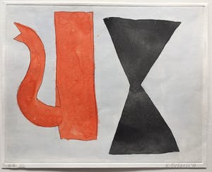 Klaas Gubbels - ets met aquarel ingekleurd ‘Soestdijk’ - 2014 kopen? Bied vanaf 275!