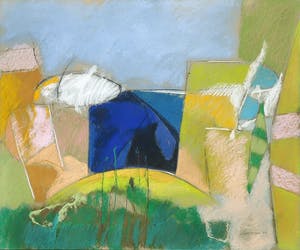 Henk van Vessem - Pastelkrijt, Zonder titel - Ingelijst kopen? Bied vanaf 100!