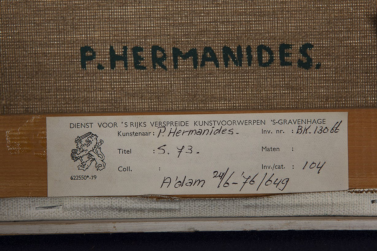 Pieter Hermanides - Acrylverf op doek - S 73 kopen? Bied vanaf 20!