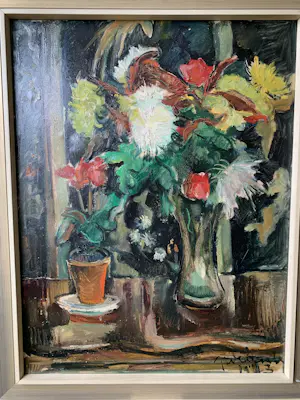 AcheterPieter Defesche - Bloemstilleven Unica 1943‼️? Enchérissez de 150!