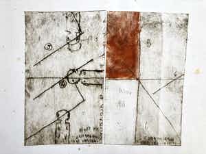 Anton Heyboer - 'Drieeenheid met verstand', ets uit 1968 verkocht voor € 250!