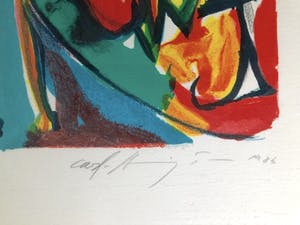 Carl-Henning Pedersen - Figuren - Lithografie, Ingelijst (Groot) kopen? Bied vanaf 275!