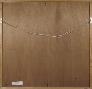 Piet van Mook - Acryl op paneel, Geometrisch-illusionistisch interieur - Ingelijst kopen? Bied vanaf 100!