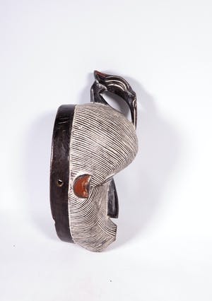 Songye - Hout, Masker met een vogel kopen? Bied vanaf 1!