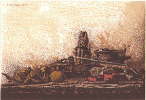 Simon Koene - Stilleven met Egyptisch beeldje en viool kopen? Bied vanaf 25!