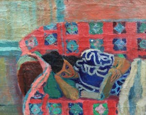 Bob Buys - C3174 Lezende vrouw op sofa kopen? Bied vanaf 195!