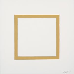 Sol LeWitt - Zeefdruk uit de serie 'Five Geometric Figures in Five Colors' - Ingelijst kopen? Bied vanaf 1!