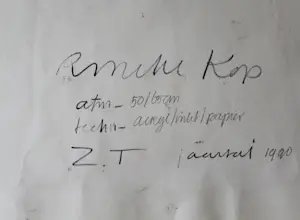 Rineke Kop - Zonder titel (1990 - 4) kopen? Bied vanaf 60!