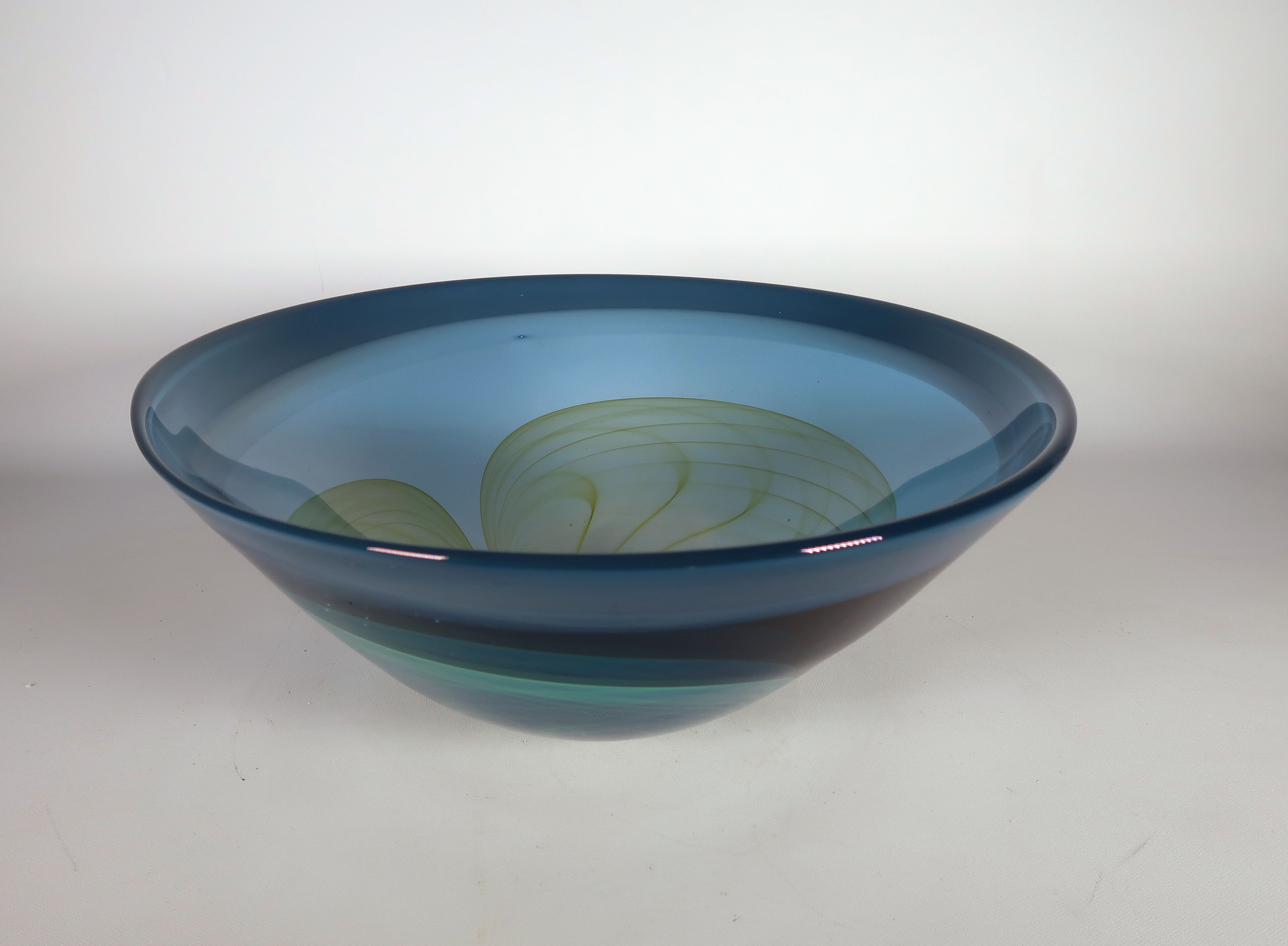 Willem Heesen - Glas, unica blauwe en groene schaal kopen? Bied vanaf 250!