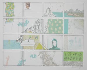 Theo Kley - Litho, Landschap kopen? Bied vanaf 1!