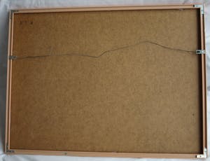 Emeke Buitelaar - Litho of monoprint? , Abstracte voorstelling – gesigneerd & ingelijst – 1988 kopen? Bied vanaf 40!