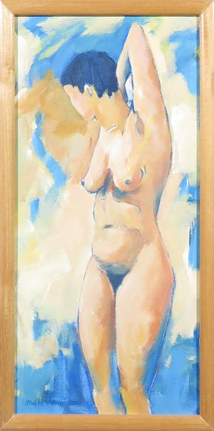 Mieke Koenen - Olieverf op doek (op board), Drie luik - Ingelijst kopen? Bied vanaf 1!