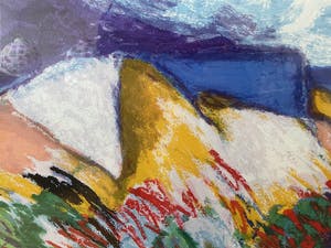 Jan Cremer - Zeefdruk, La Montagne Saint Victoire - Ingelijst - Nr 55 kopen? Bied vanaf 245!