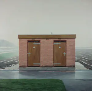 Rien Scholten - Acryl op doek, Zonder titel - Ingelijst kopen? Bied vanaf 200!