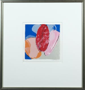 Henk van Vessem - Zeefdruk, Zonder titel - Ingelijst kopen? Bied vanaf 1!