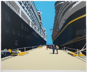 Marc Langer - Zeefdruk, Cruise - ingelijst kopen? Bied vanaf 60!