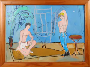 Hannes Steinert - Lot van een twee ingelijste erotische voorstellingen en enkele uitgaven kopen? Bied vanaf 100!