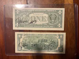 Death NYC - 1&2 Dollarbiljet God save the Queen Kate Moss kopen? Bied vanaf 149!