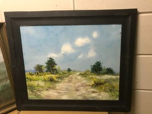 Henk Poeder - Landschap op de Veluwe met veel Brem kopen? Bied vanaf 50!