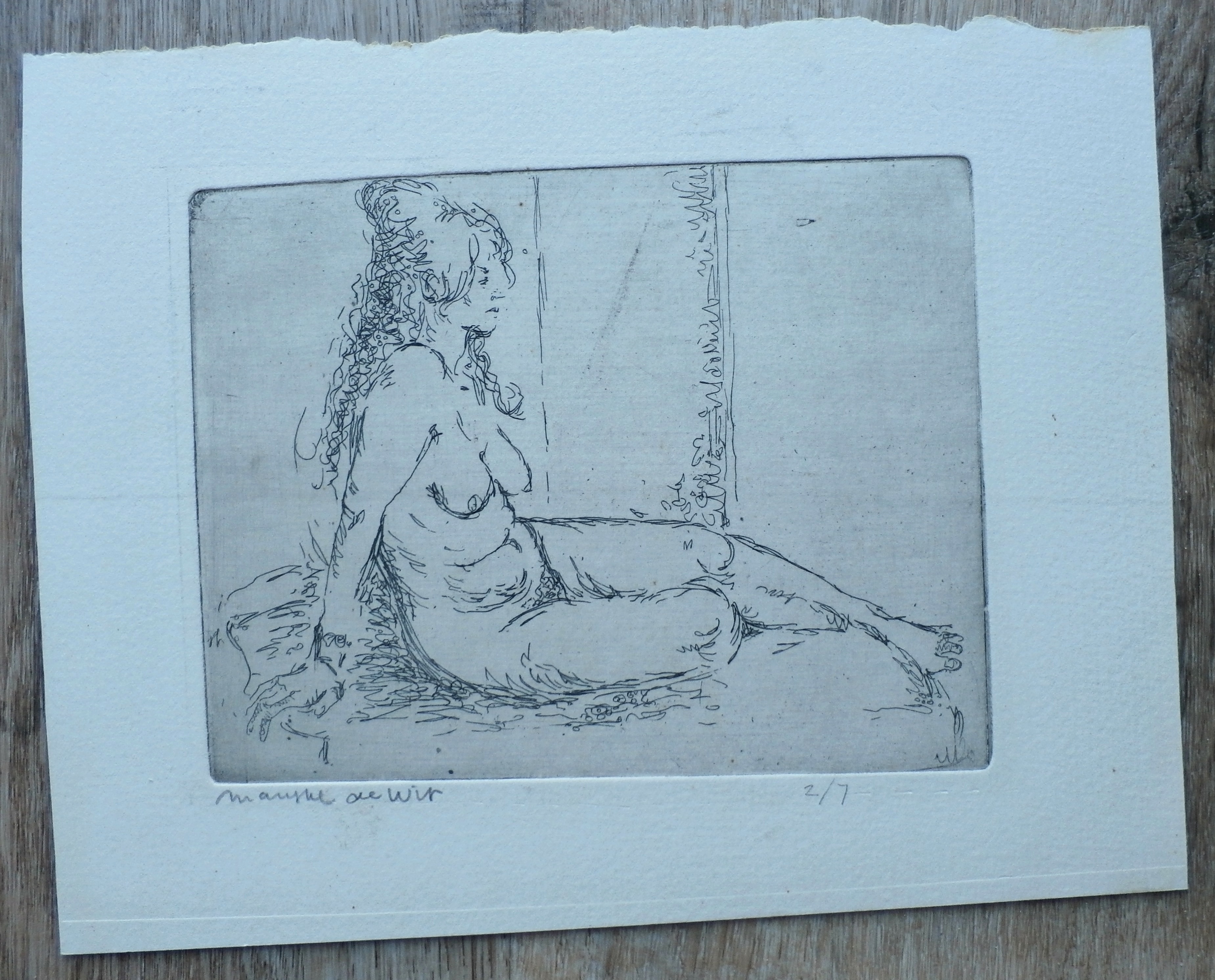 Marijke de Wit - Ets - oplage 7 kopen? Bied vanaf 35!