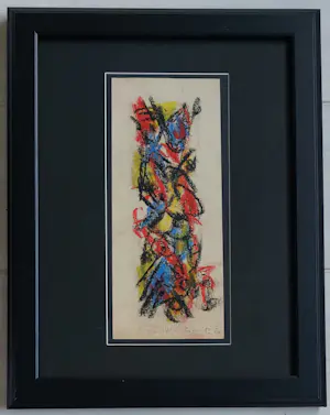 Theo Wolvecamp - Abstracte voorstelling kopen? Bied vanaf 295!