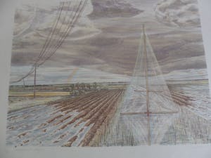 Lies Verdenius - Litho, Titel, "Neergestorte vlieger". kopen? Bied vanaf 25!