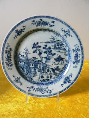 Landschapsbord - 18e eeuw - China verkocht voor € 1!