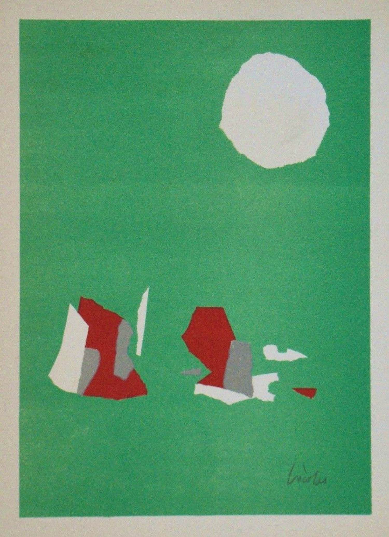 Buy Nicolas de Staël - Composition sur fond vert - 1958 - Lithograph signed? Bid from 250!