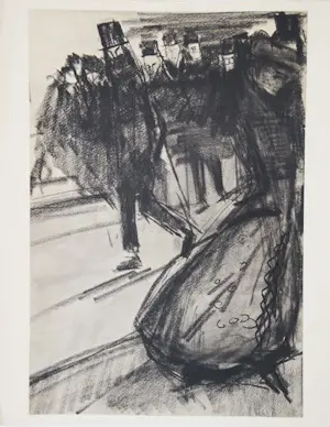 Isaac Israels - Bijzondere uitgave , map met 8 tekeningen in koperdiepdruk , zeldzaam kopen? Bied vanaf 200!