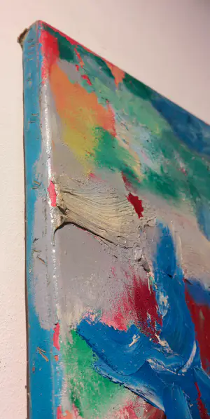 Angelos Tassopoulos - Olieverf op doek, Abstracte compositie - Zeer groot kopen? Bied vanaf 750!