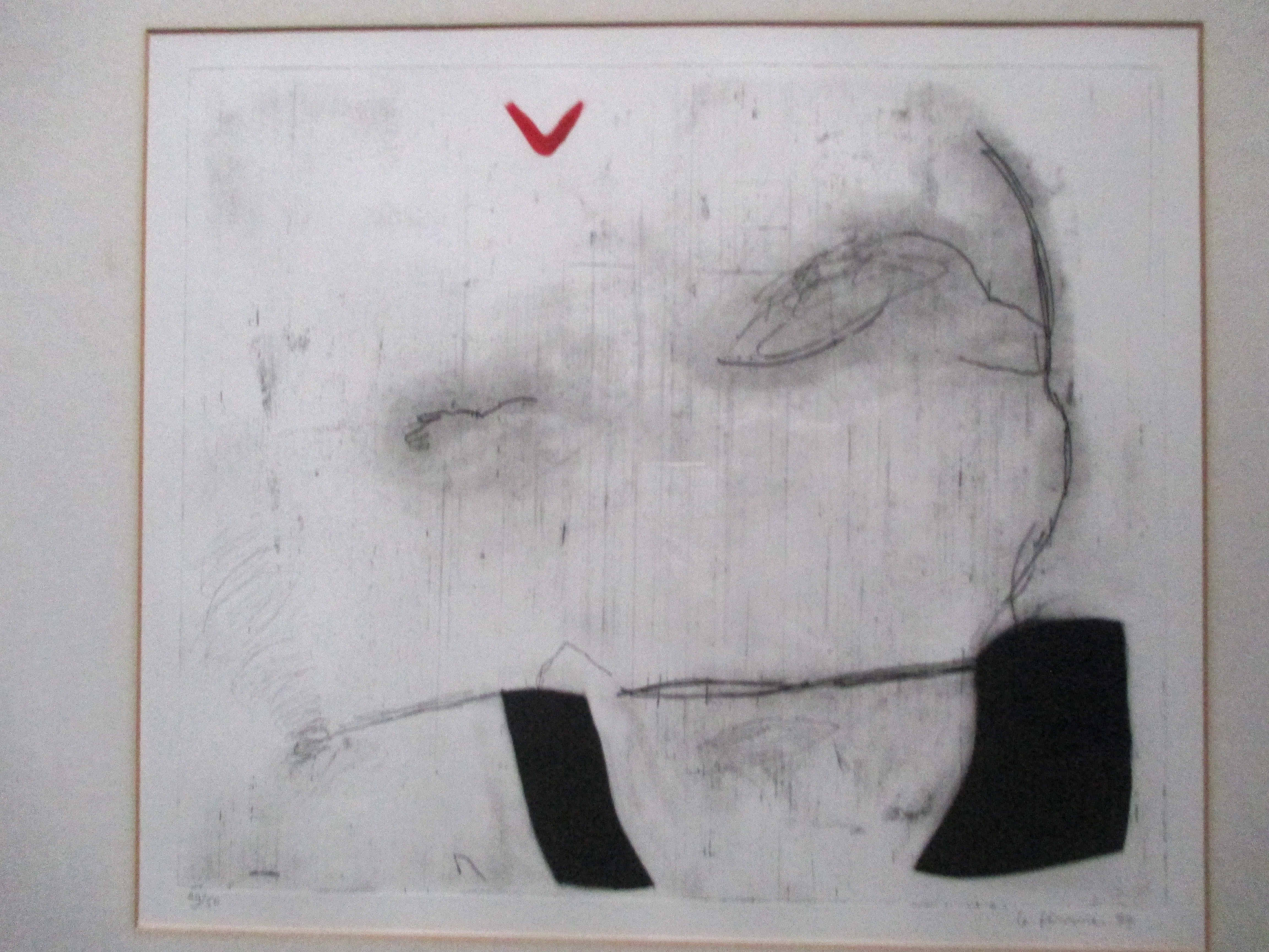 Charlotte le Fevre - Ingelijste ets kopen? Bied vanaf 45!