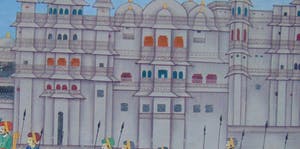 Niet of onleesbaar gesigneerd - Zijde schildering kopen? Bied vanaf 1!