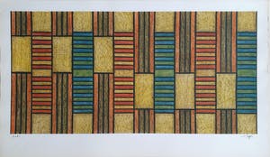 Ton Pape - gouaches - Abstracte compositie (2081) - 21858 kopen? Bied vanaf 25!