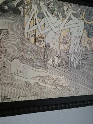 Jan Toorop - Twee vrouwen Treurend bij dode Non kopen? Bied vanaf 40!