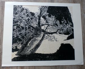 Arend Kuiper - Houtsnede op Japans Papier kopen? Bied vanaf 35!