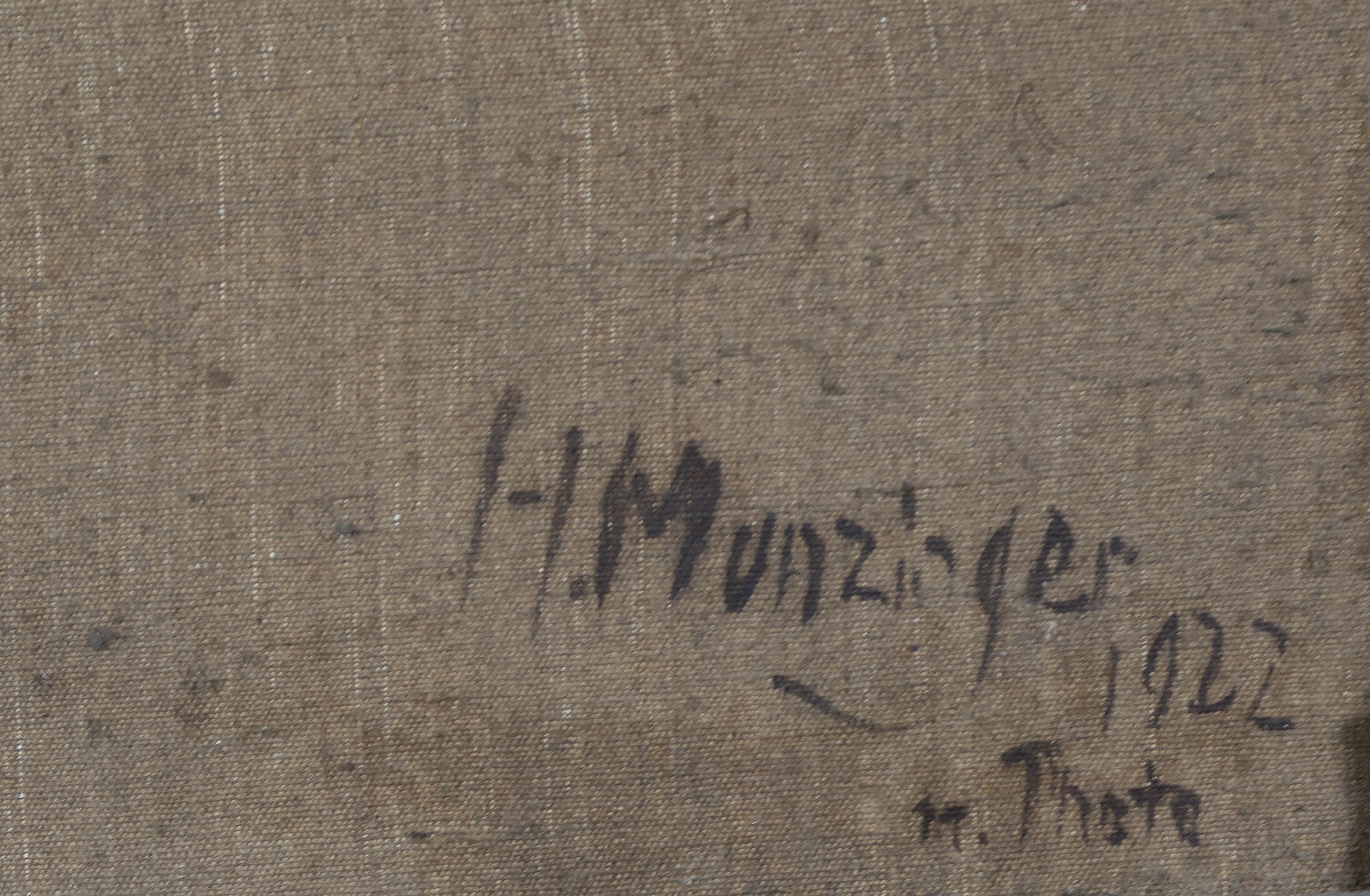 Hans Munzinger - Olieverf op doek, Portret - Ingelijst kopen? Bied vanaf 100!