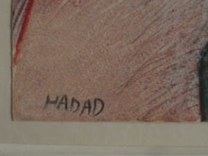 Abraham Hadad - Iraaks/Israelisch expressionist - Gouache - "Moving out" - Christies 2005 kopen? Bied vanaf 60!