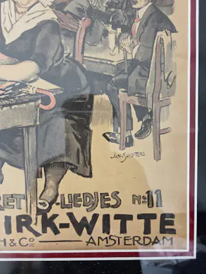 Jan Sluijters - Litho. Het Land van Noord Schcharwoude. kopen? Bied vanaf 20!