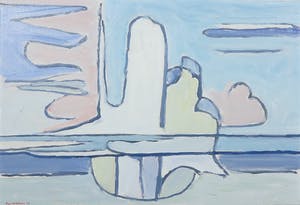 Paul Overhaus - Olieverf op doek, Stil weer - Ingelijst kopen? Bied vanaf 80!