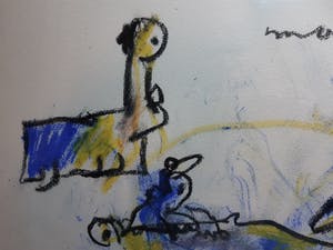 Anton Heyboer - Man in dessert kopen? Bied vanaf 65!