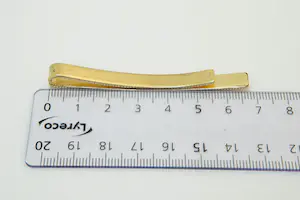 9- Vintage jaren 60 dasclip/speld met geometrische motieven en metalen clip kopen? Bied vanaf 160!