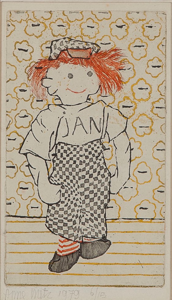 Anna Metz - Pop - Kleurenets op papier - 1979 - ed. 6/15 - gesigneerd kopen? Bied vanaf 10!