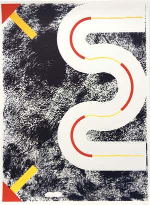 Kumi Sugai - grote herkenbare litho - 1991- oplage 100 verkocht voor € 275!