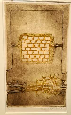 Jan Montyn - Abstracte muur verkocht voor € 50!